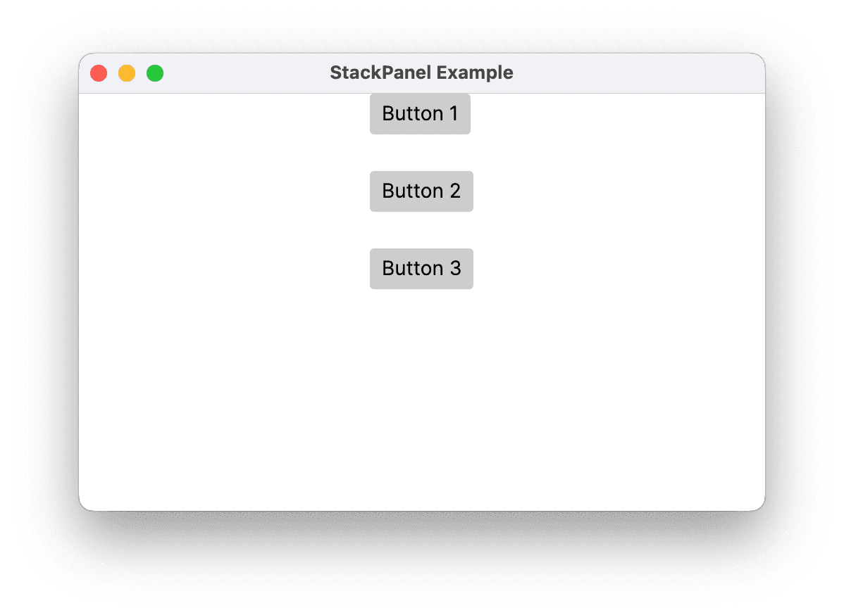Exemple de StackPanel